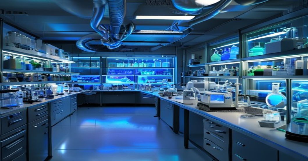 biotech laboratory stock