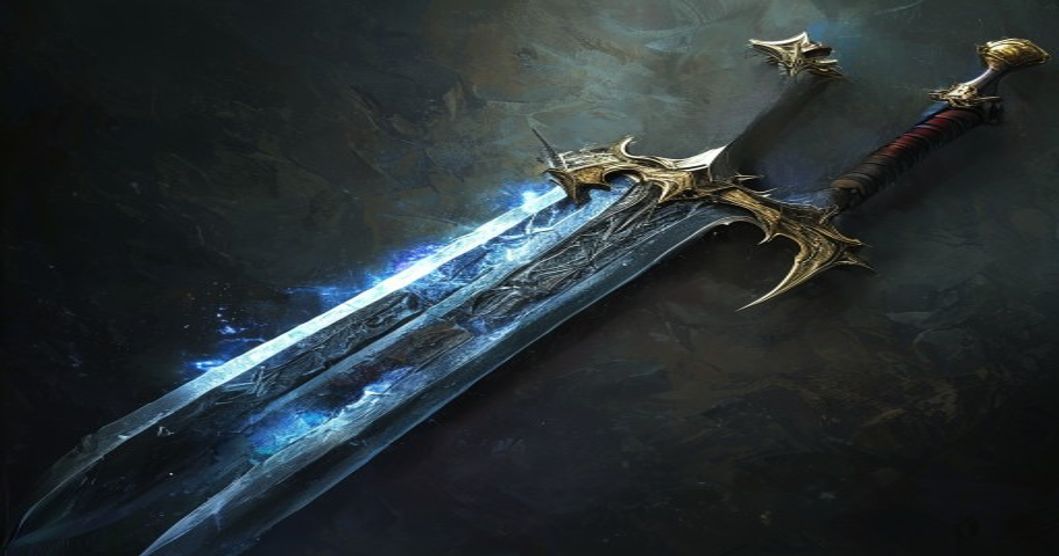 fantasy warrior sword