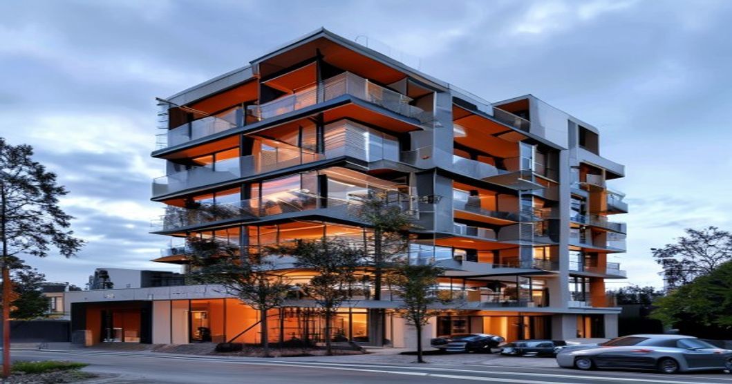 modern apartment building construction