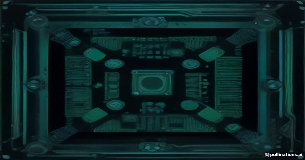 artificial intelligence, circuit board, minimalist technology