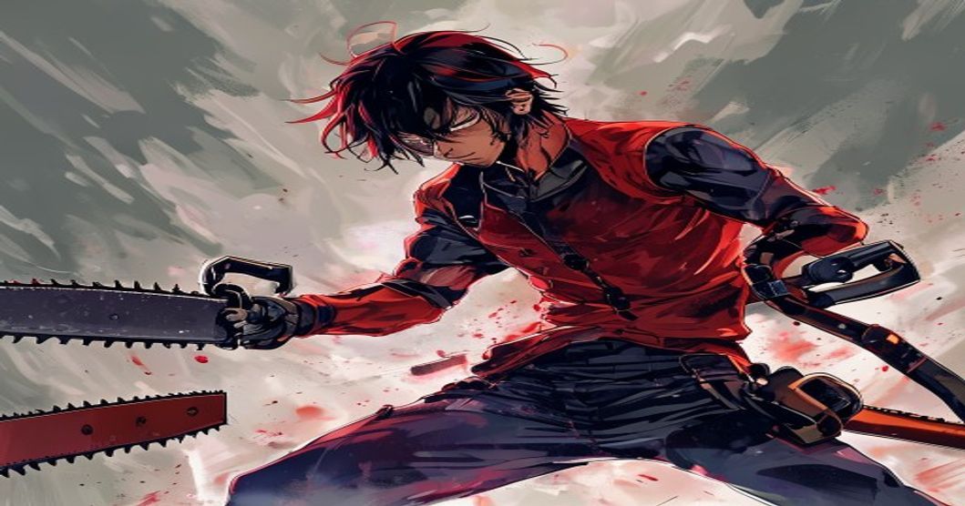 chainsaw man anime art