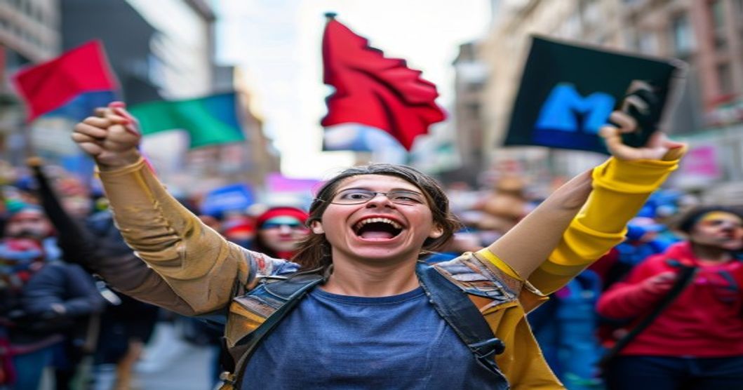 human rights protest