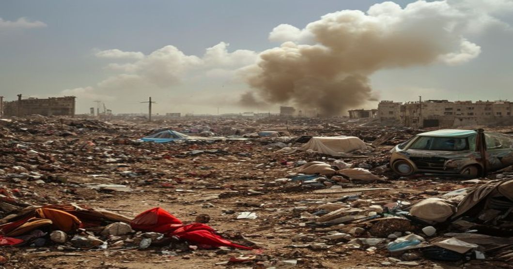 Gaza refugee camp destruction