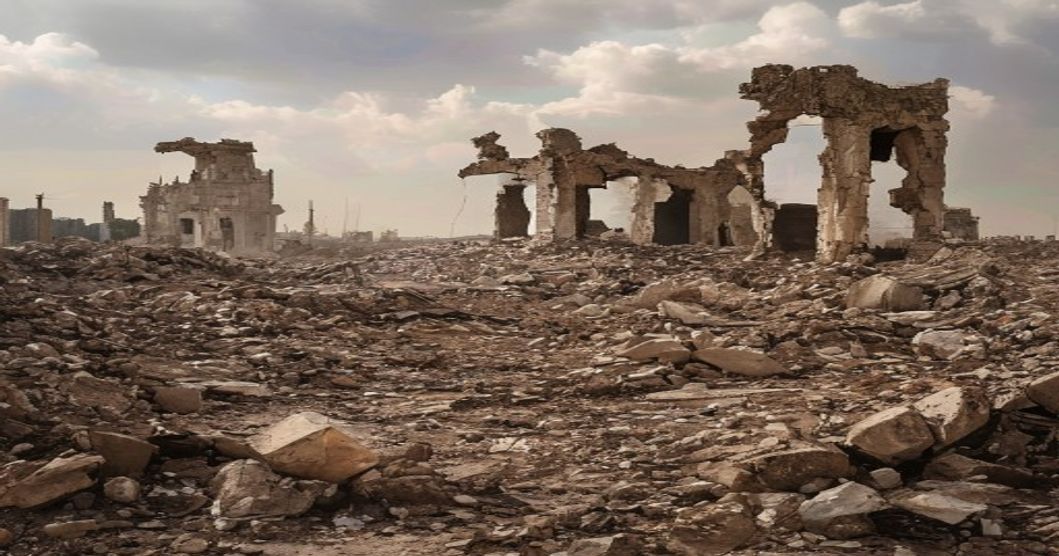 gaza ruins destruction
