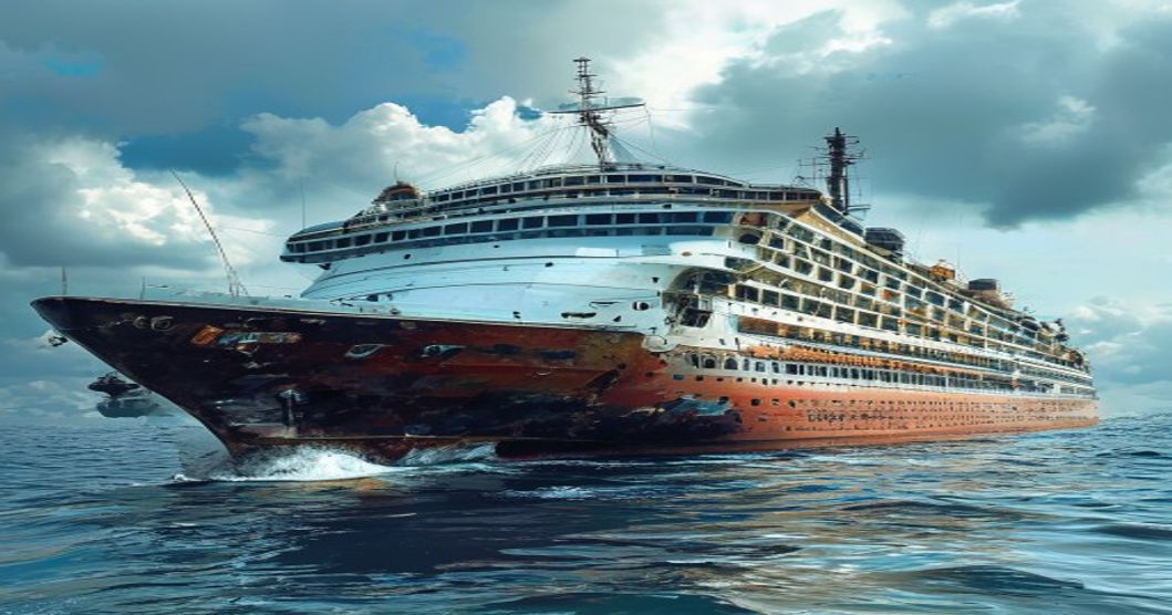 abandoned cruise ship