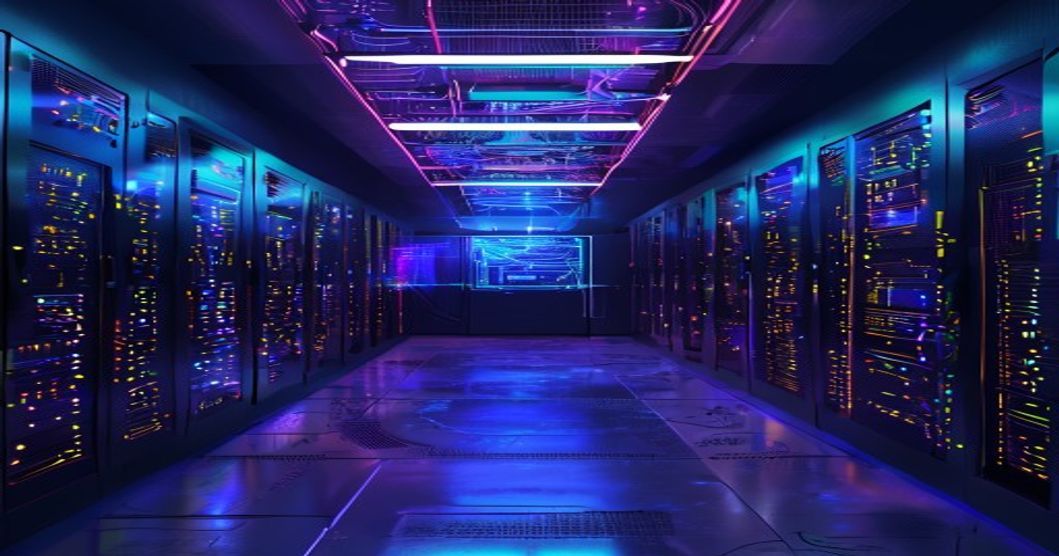 cyber security server room