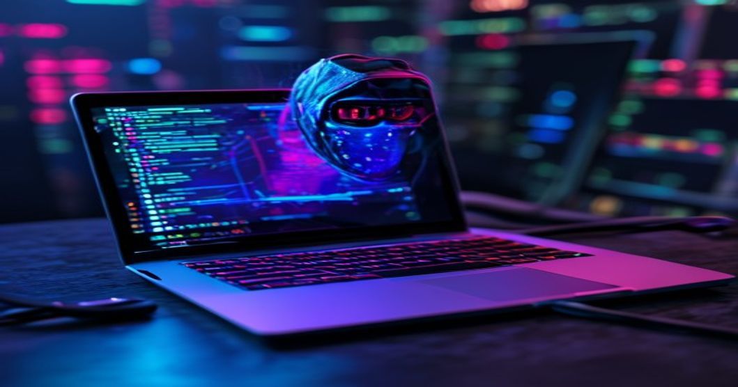 cybersecurity hacker laptop