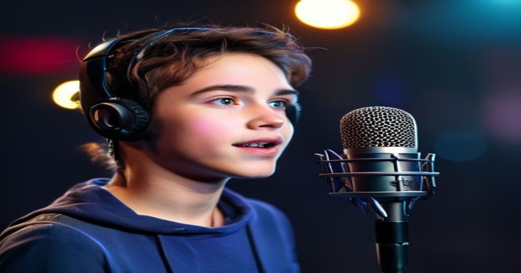 young speaker microphone