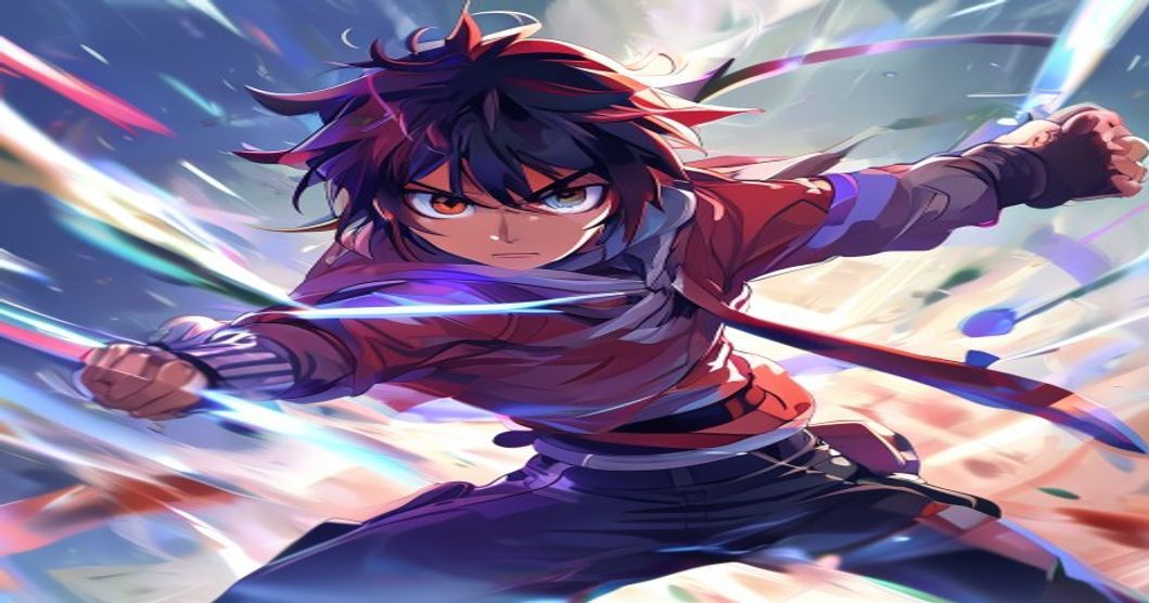anime character action