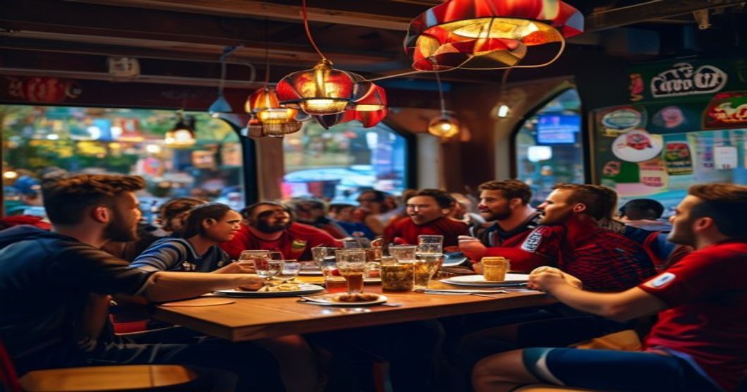 soccer fans restaurant