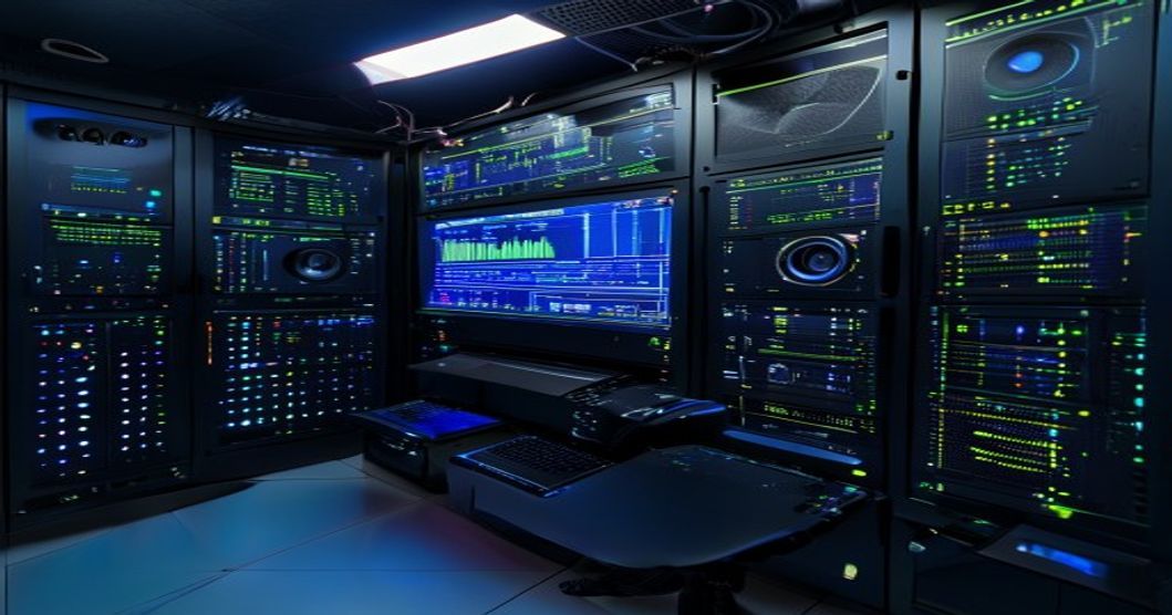 server room monitoring dashboard