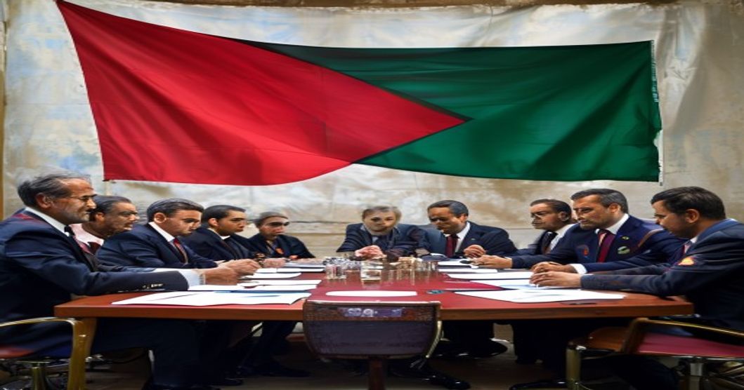 lebanon flag diplomatic meeting