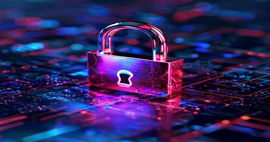 cyber security digital lock