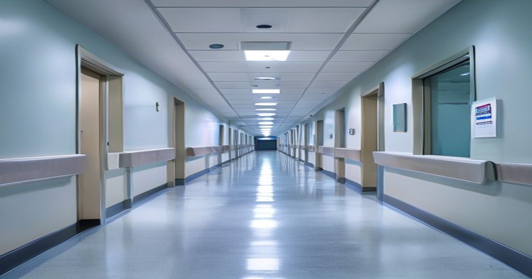 hospital corridor modern