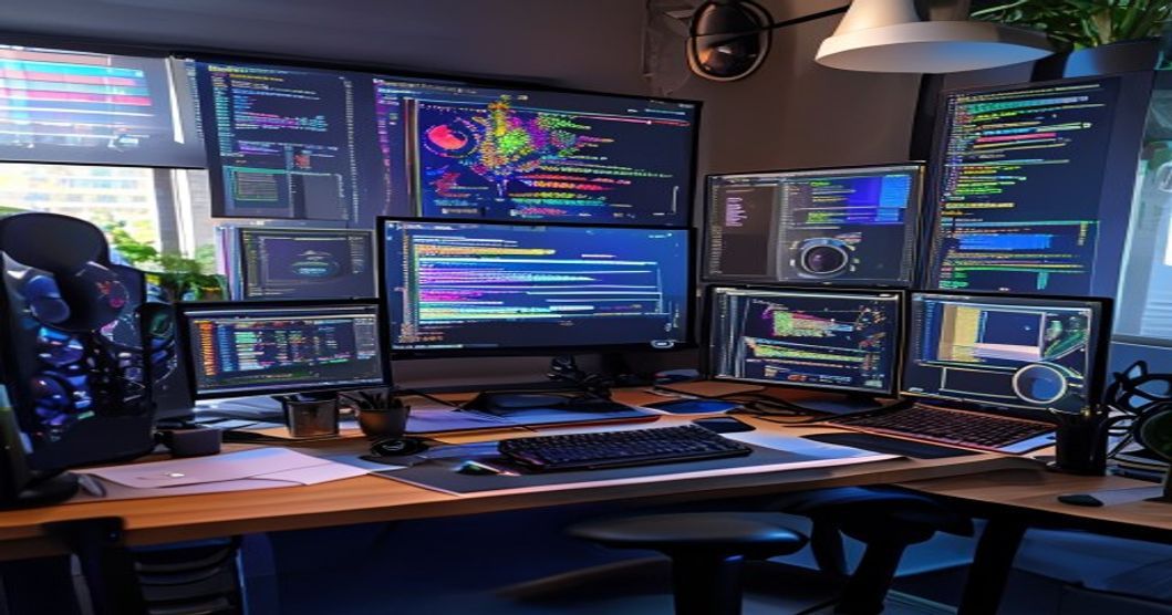 software development workspace