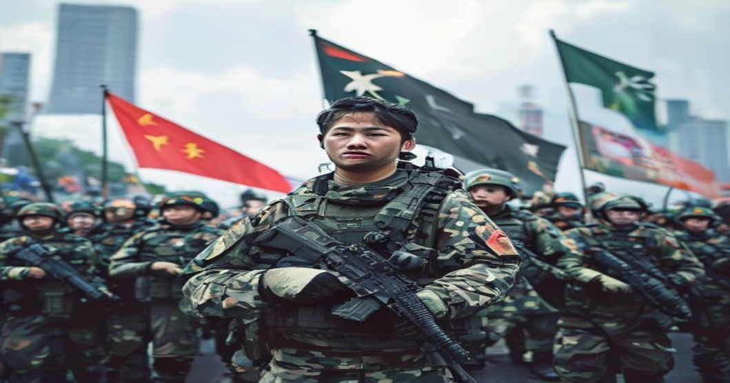 Taiwan protest military