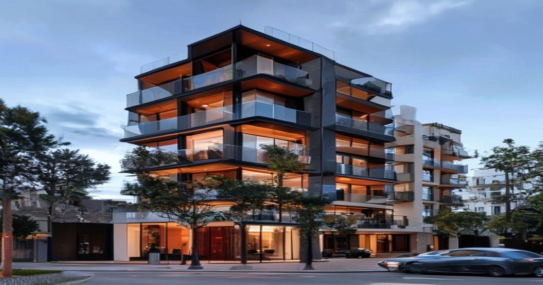 modern apartment building madrid